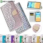 Чехол-книжка для Xiaomi Redmi Note 8, 7, 6, 5A Pro, 6A, кожаный, блестящий