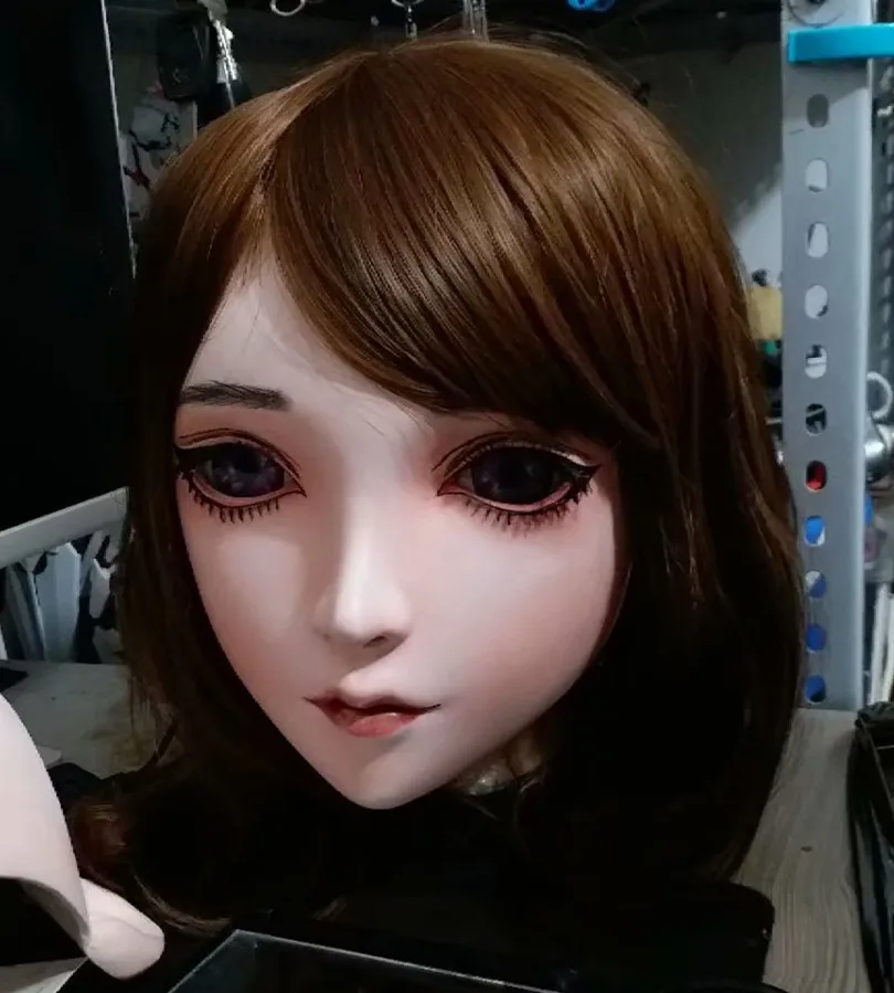 

(NEW-22) BJD Kigurumi Transsexuals Beauty Makeup Cosplay Silicone Mask Anime Kigurumi Masks Crossdresser Doll