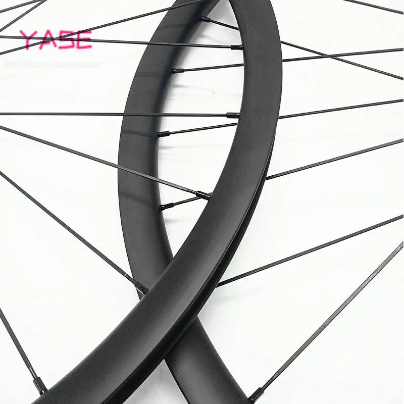 YASE 29er Углеродные mtb дисковые колеса bicicleta aro 29 30x24 мм симметричные бескамерные NOVATEC