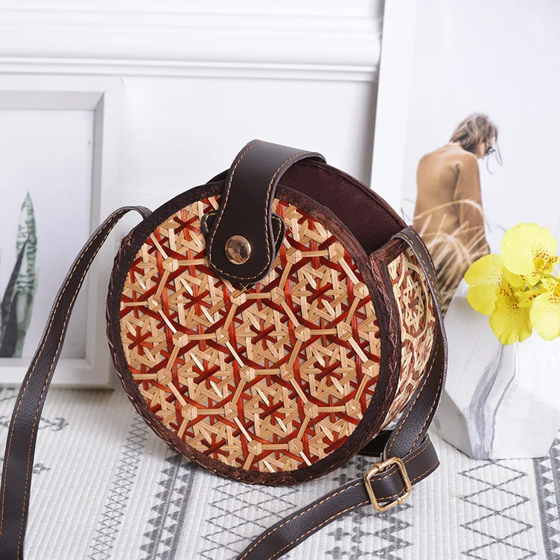 Сумка кросс боди Женская из ротанга в богемном стиле| |