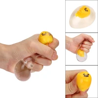 antistress splat water ball toy 6cm novelty clear squeezable yolk squishy reliever stress ball for fun squeeze toy for kids gift