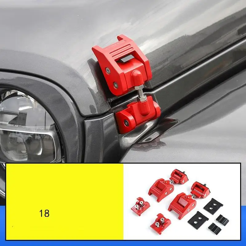Grille Door Exterior Automovil Decorative Chromium Modified Covers Accessories Mouldings Parts Modification 18 FOR JEEP Wrangler |