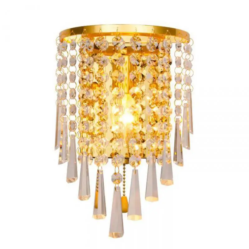 Современная хрустальная настенная лампа настенное бра освещение для коридора