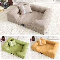 pet dog bed sofa elegant pet cushion dog cat kennel mat removable big dog bed lounge sofa pet beds for small medium dogs