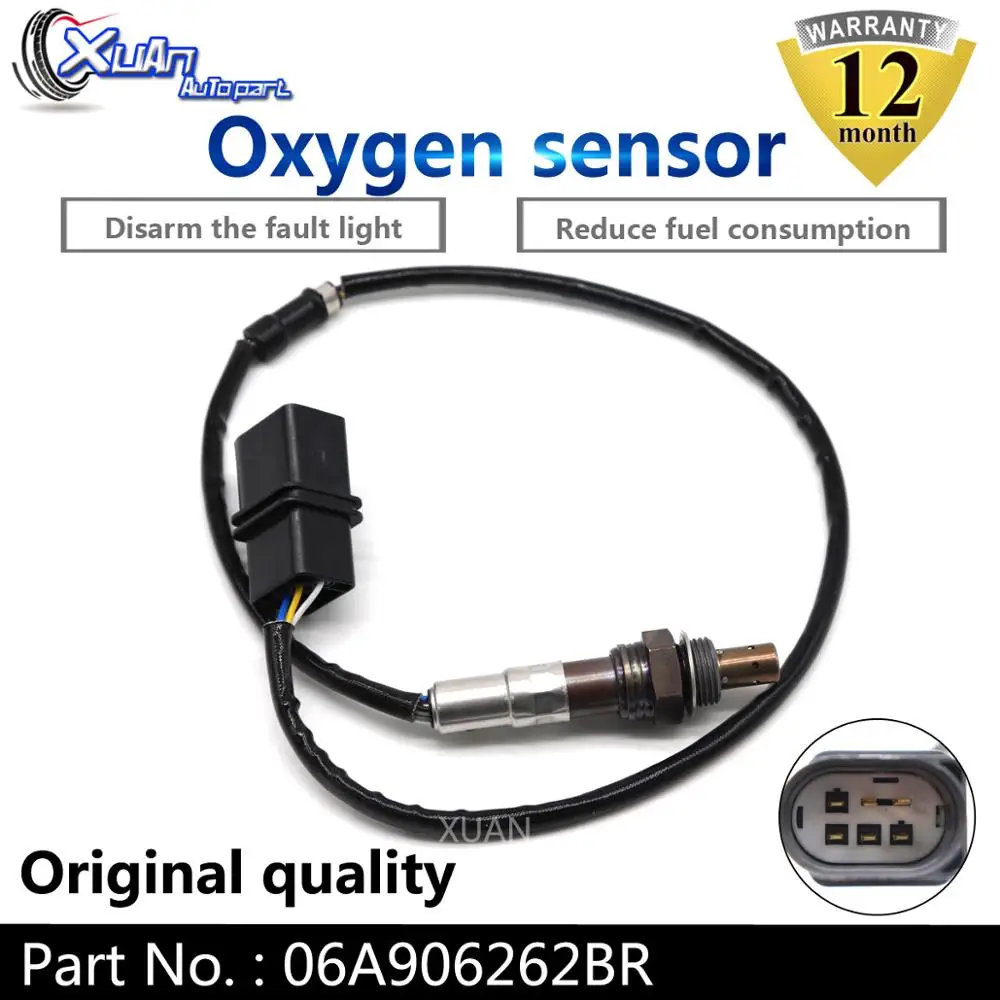 

5-проводной кислородный датчик XUAN Lambda O2 06A906262BR для Volkswagen Caddy Box Caddy Estate Golf Plus Hatchback Plus V Touran MPV 1,6 л