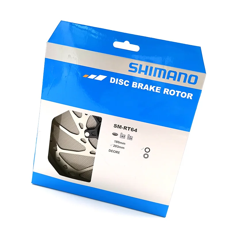 Shimano Deore SM RT64 MTB велосипедный Центральный замок дисковый тормозной ротор 180 мм/203 мм