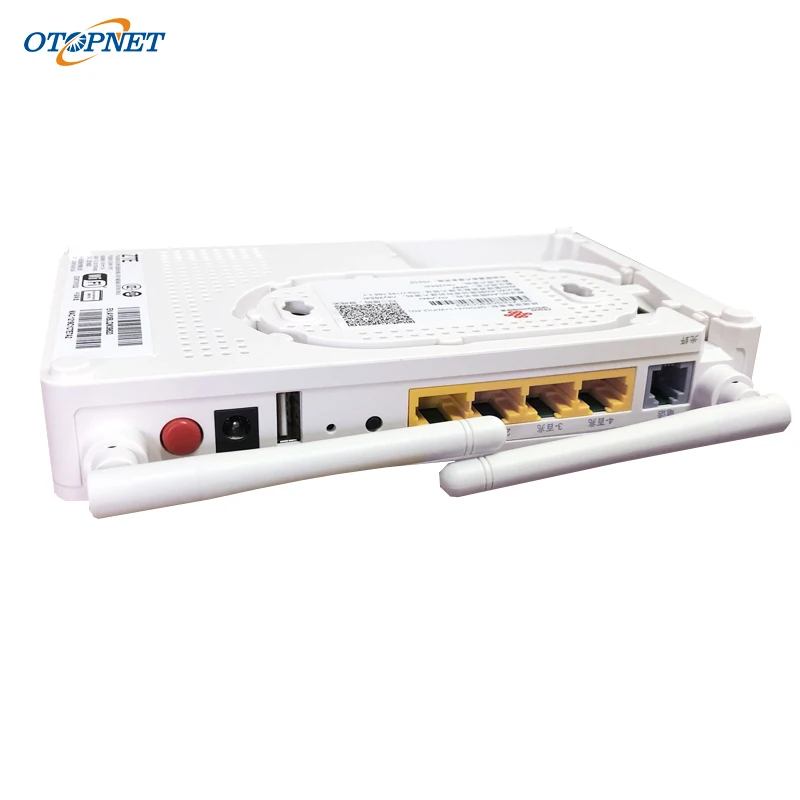 

4-Port External Antenna ZTE F677 V6.0 GPON ONT FTTH SU UPC Router Mode with 1GE+ 3FE+ TEL+ USB+ Wifi Port English Fireware