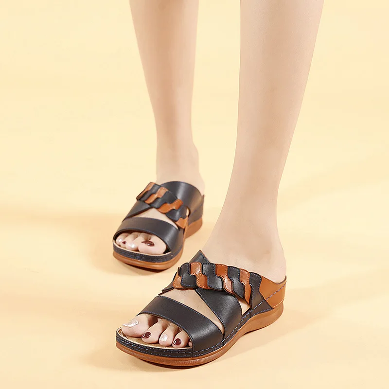 

Summer New Retro Sandals Wedges Comfortable Sandals Women Sandals