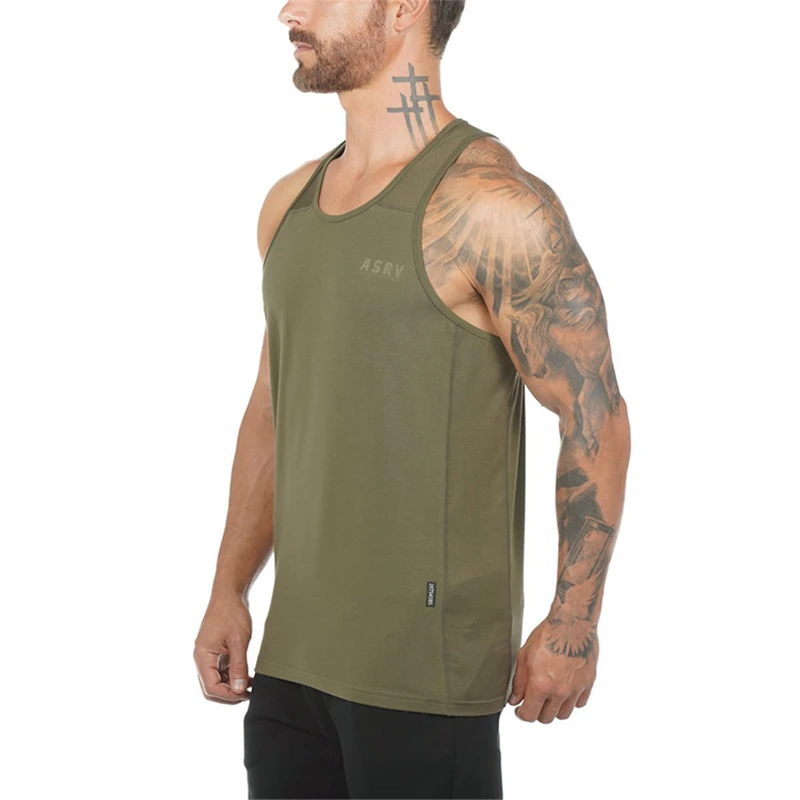 Летняя хлопковая дышащая майка новинка мужская рубашка без рукавов для