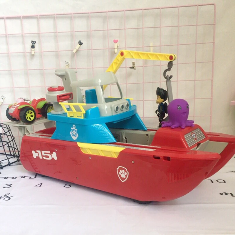 Щенячий патруль Patrulla Canina Dog Ferry Yacht Морской Спасательный корабль Аниме Фигурка