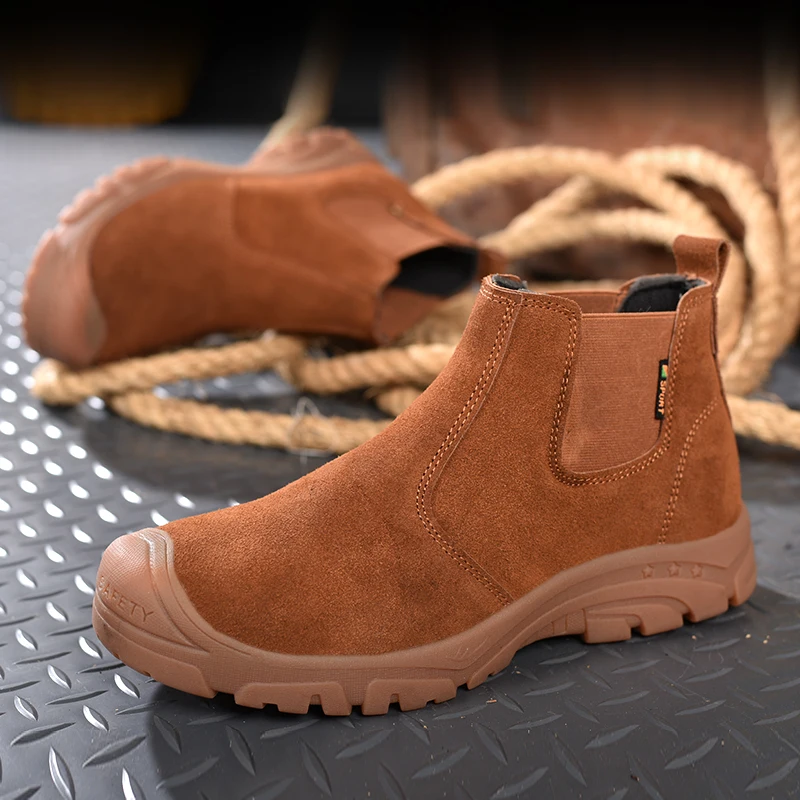 

Work & Safety Boots Indestructible Shoes Safety Shoes Men Puncture-Proof Work Sneakers Men Work Shoes Chelsea Boots Winter Shoes