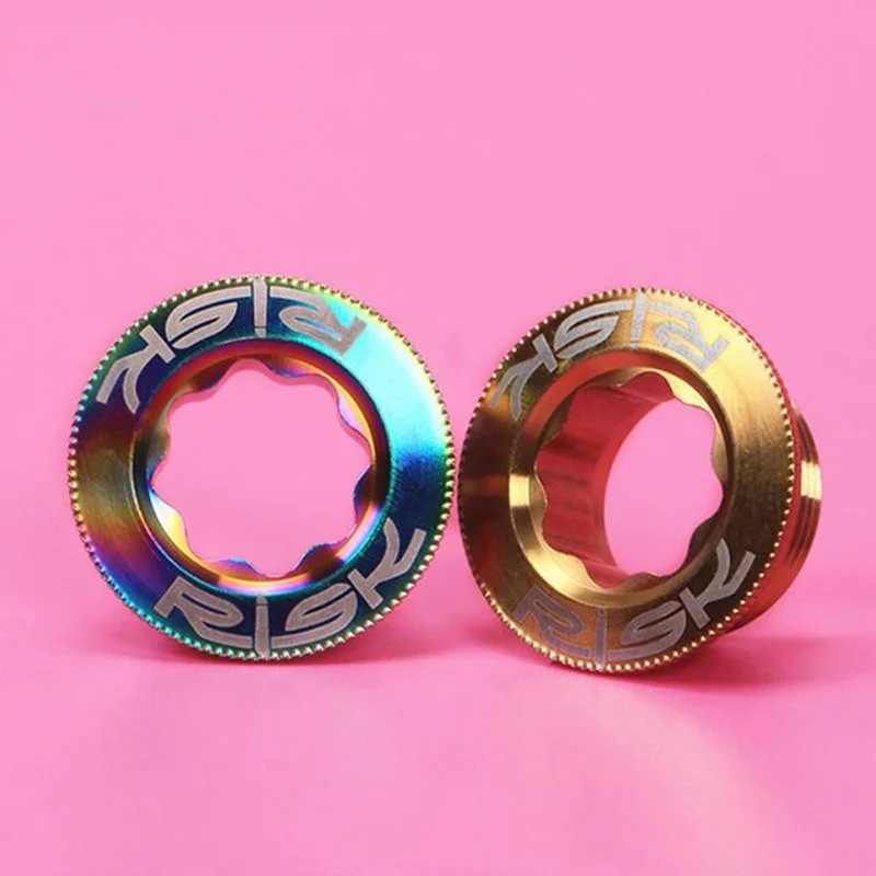 RISK M20x8mm Bicycle Crank Arm Screws Bolts for XT/XT*R/SLX/Deore Bike Chain Wheel Hollow Crankset Lid Titanium Alloy | Спорт и