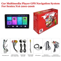 for nissan sentra n16 2001 2006 accessories car android multimedia player radio 10inch ips screen stereo gps navigation system