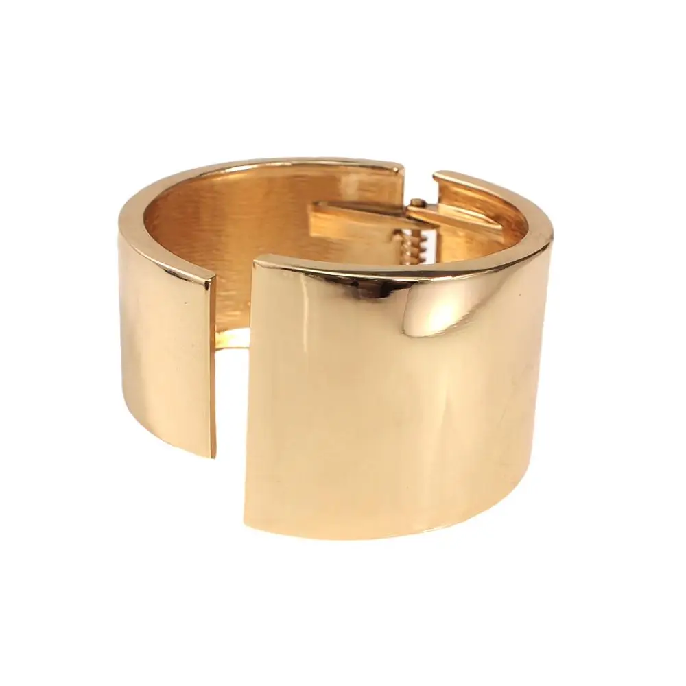 Gold Bangles MANILAI, панк, сплав, манжета, браслеты для женщин, модный, массивный, большой, сплав, браслет, вечерние, аксессуары - Окраска металла: Gold Bangles
