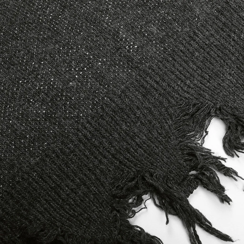 

Spring autumn sweaters Women sexy V-neck loose Long Sleeve Star Print Pullover Tassel Knitted Sweater knitted tops