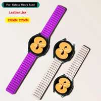 2022mm band for samsung galaxy watch 4classic 46mm 42mmactive 23 magnetic silicone bracelet for huawei watch gt 2pro strap