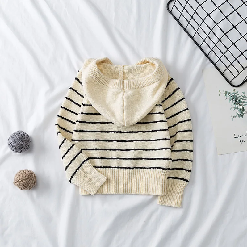 

2020 Sping New Girls Sweaters Fashion Boys Ribbed Children Sweaters 1-8Years Child Knit Sweater