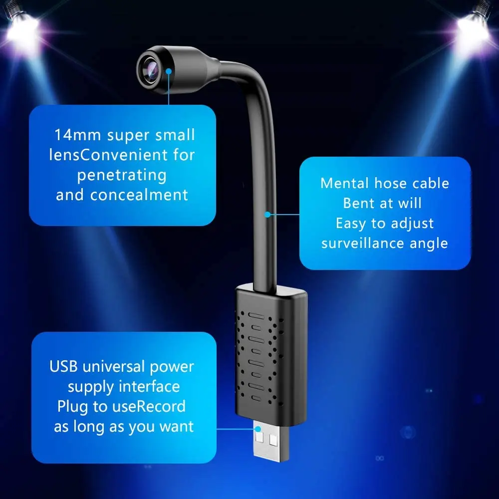 EVKVO HD Смарт мини Wifi USB камера в режиме реального времени ip наблюдения AI