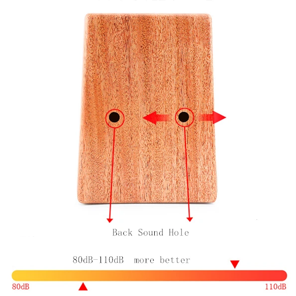 17 клавиш калимба Африканский палец фортепиано перкуссия натуральная клавиатура