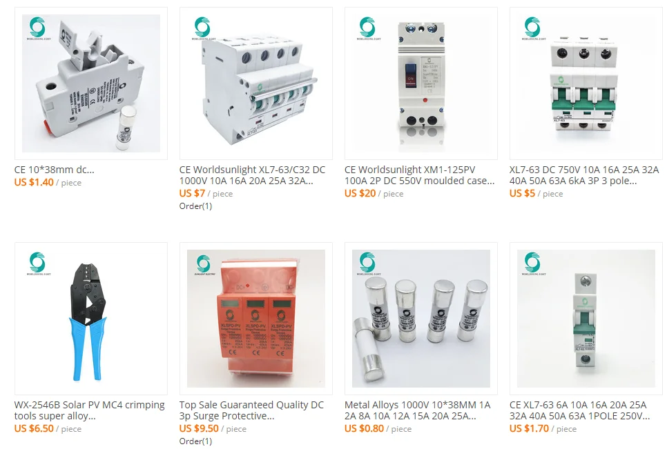World Sunlight DC 1000V Солнечная MC4 4P разъединитель батареи 32A электрические выключатели изоляторов