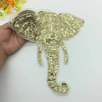 cartoon sequin animal elephant embroidery patch cloth clothing patch diy accessories stick on cute patches for kids decor