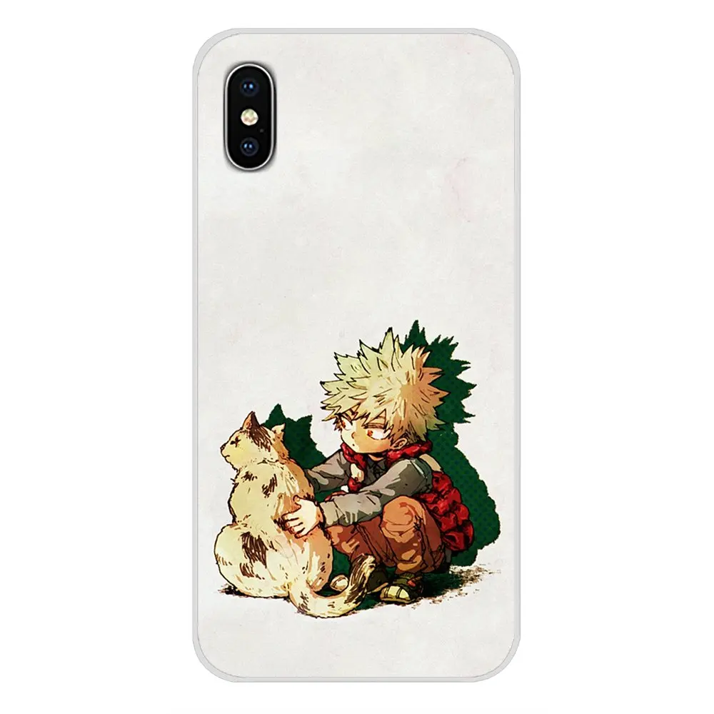 Для Motorola Moto X4 E4 E5 G5 G5S G6 Z Z2 Z3 G G2 G3 C Play Plus аниме Katsuki Bakugou аксессуары чехлы для