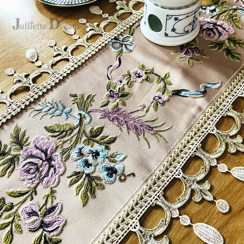 Новинка европейская настольная дорожка пасторальная садовая скатерть