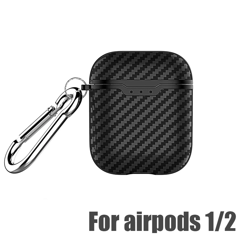 Чехол для airpods pro, чехол для наушников airpods, чехол из углеродного волокна с текстурой, мягкий чехол из ТПУ для airpods 3/2/1 - Цвет: airpods 1 2A