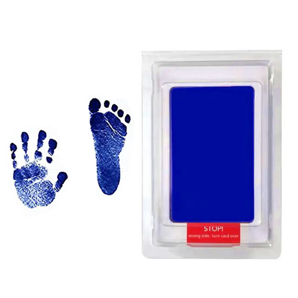 Baby Handprint And Footprint Exquisite Ink Pad For Newborn Boys Girls Handprint And Footprint Impressive Keepsake Stamp