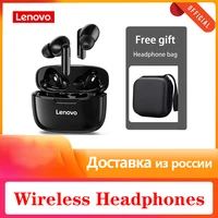 wireless headphones original lenovo xt90 tws bluetooth headset ai control gaming headset stereo bass noise reduction with mic
