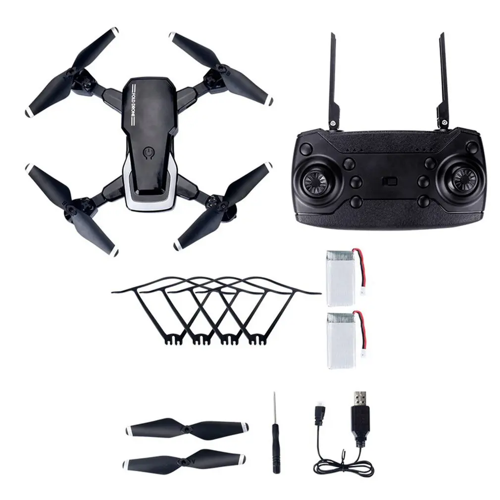 Black 2MP 2B LF609 2,4G Wifi FPV Радиоуправляемый Дрон с камерой 0.3MP/2.0MP бесщеточный Радиоуправляемый квадрокоптер RTF складной 3D флип удерживающий головной убор дропшиппинг - Цвет: Black 2MP 2B