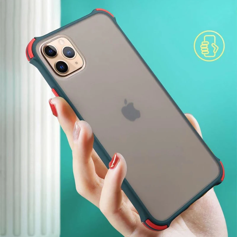 Ударопрочный устойчивый к царапинам усиленный ручной захват ТПУ чехол для iPhone 11