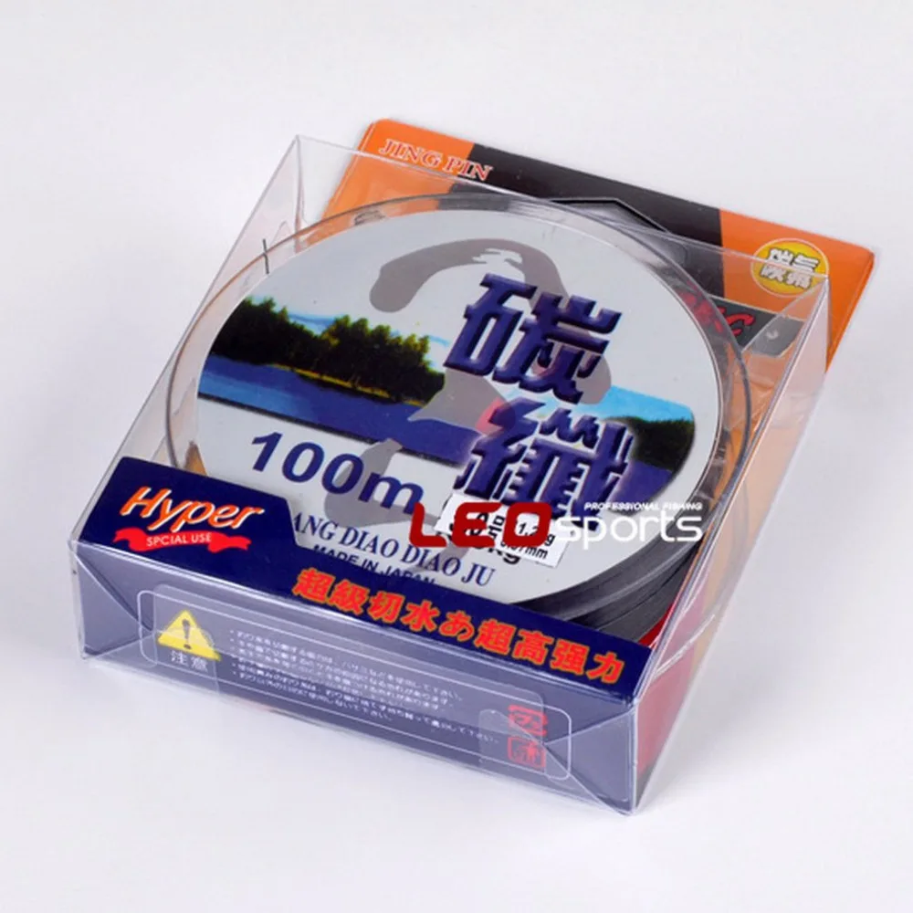 Рыболовная леска их Фторуглерода 100 м углеродное волокно лидер Fly Line с быстрым