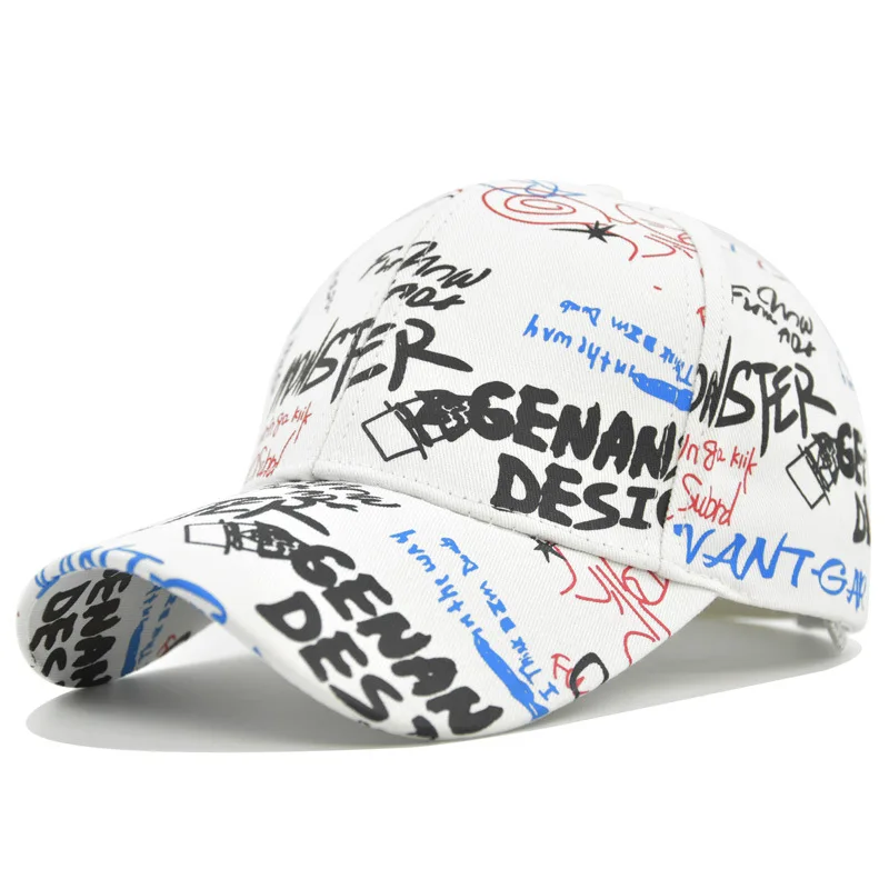 

Baseball Cap Graffiti cap Snapback Hat Sun hat Spring Autumn baseball cap Street dance Hip Hop Fitted Cap Hats For Men Women