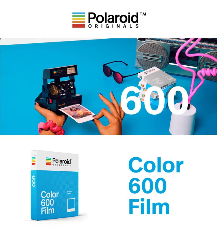 Пленка Polaroid Originals Instant 600 цвет черно-белый для камеры Onestep2 Instax SLR680 636 637 640 650 660 Автофокус невозможен
