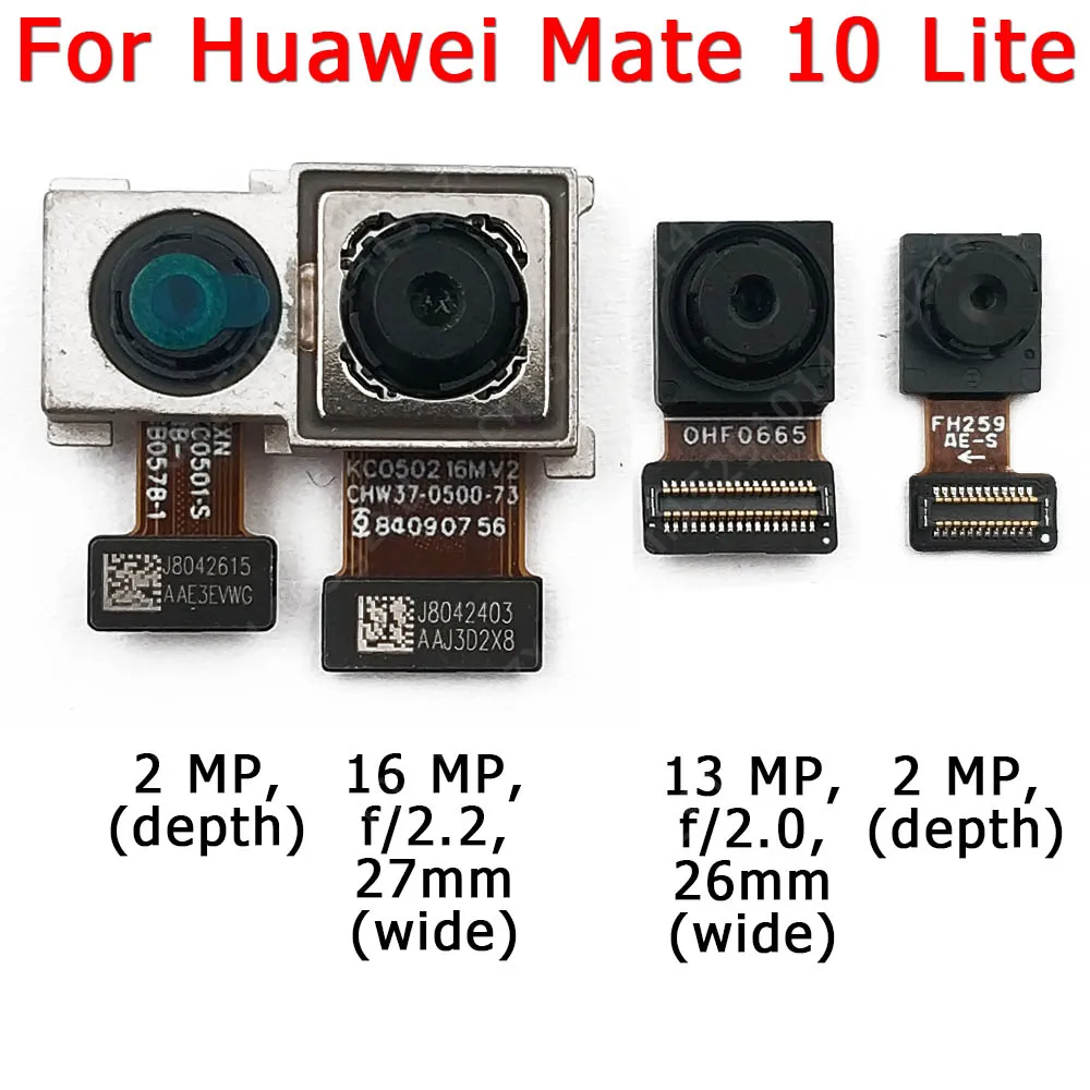 Оригинальная фронтальная задняя камера для Huawei Mate 10 Lite Mate10 Pro основной