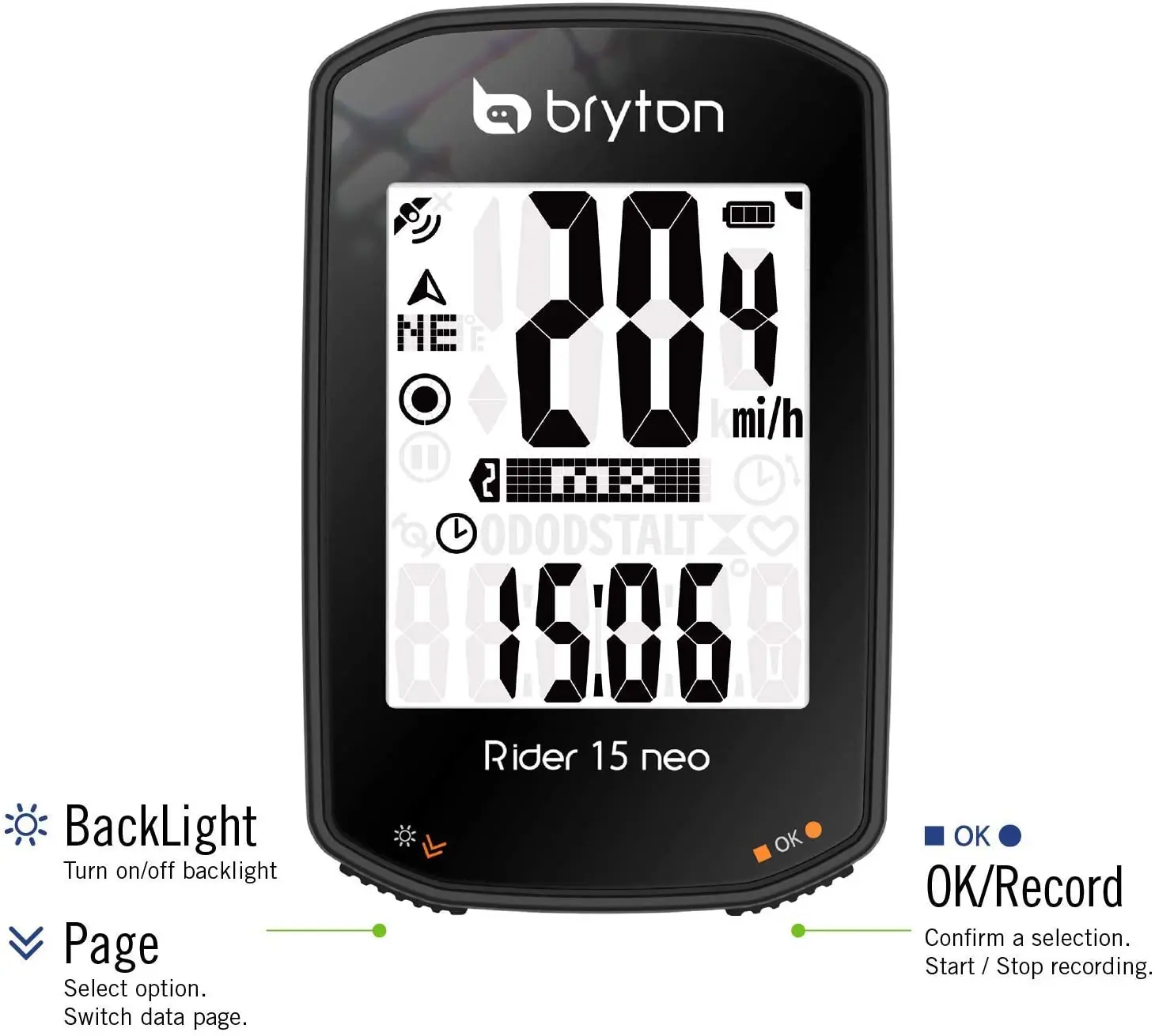 Bryton Rider 15 Neo GPS компьютер gps 
