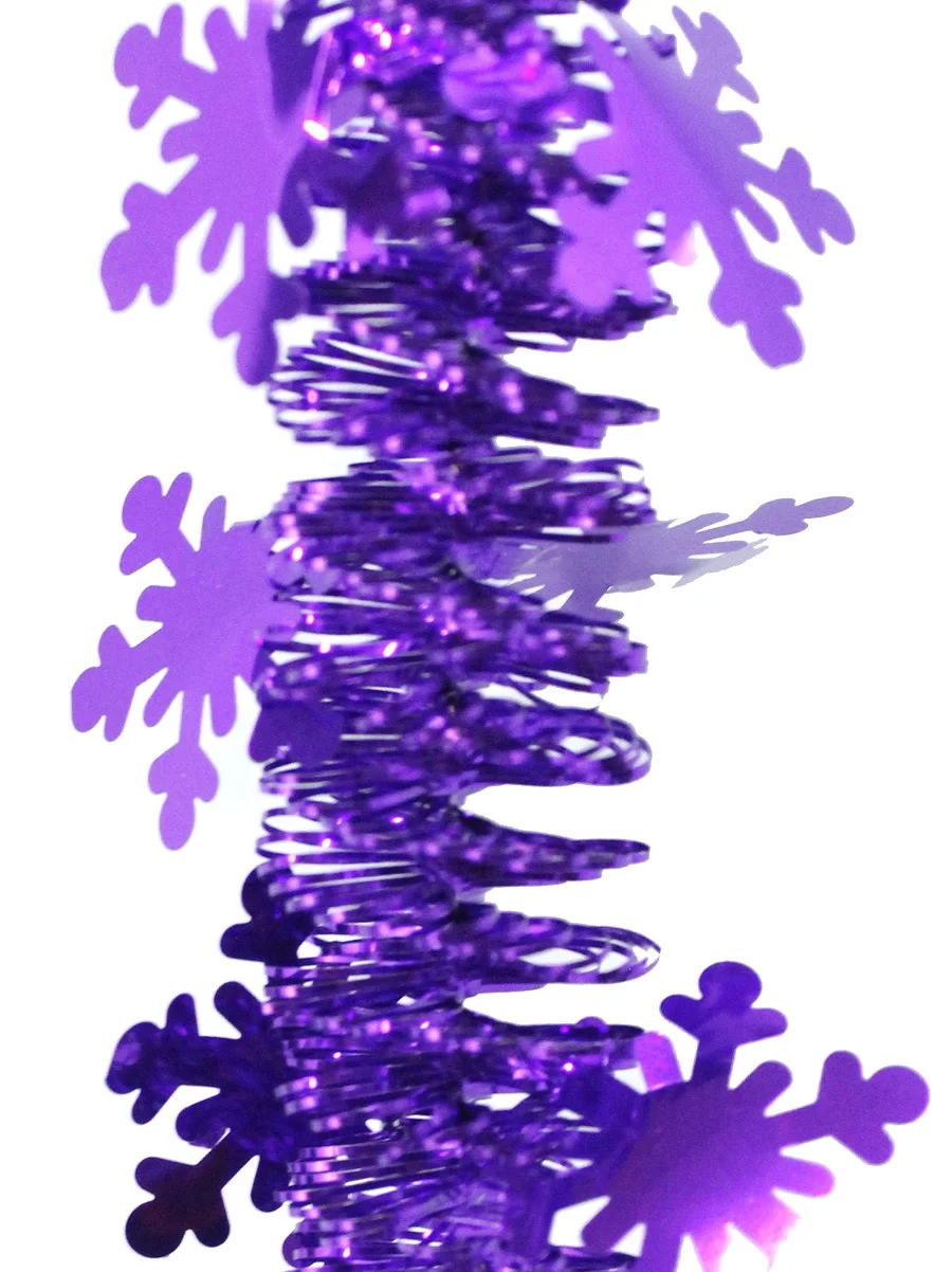 Snow purple elegant environment natural soft needles flexibility design eco-friendly material unusual element fashionable New year's decorations