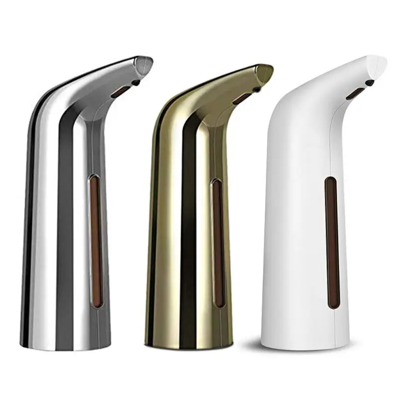 

400ML Automatic Liquid Soap Dispenser Smart IR Sensor Touchless Electroplated Sanitizer Dispensador for Home Kitchen Bathroom