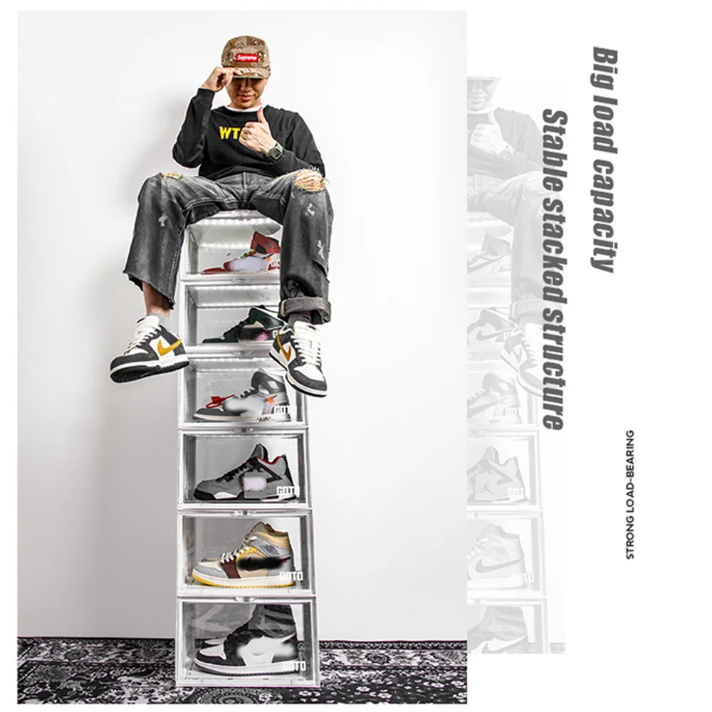 Коробка для кроссовок со светодиодной подсветкой и голосовым управлением | Дом