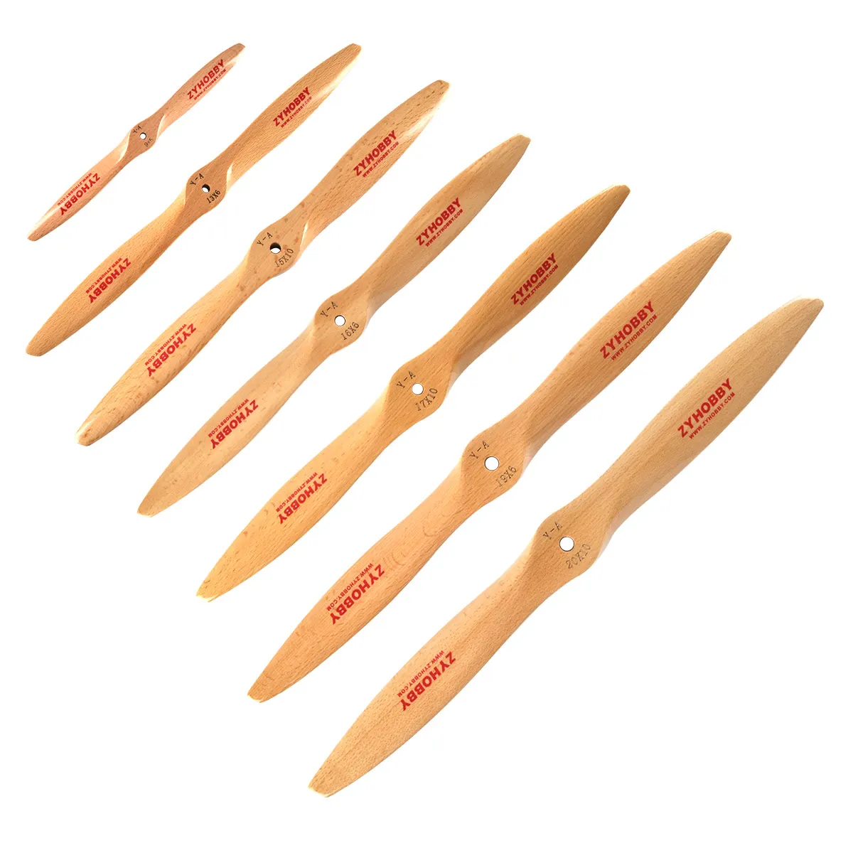 H&eacute;lice de madera CW Prop 26x10 para Avi&oacute;n RC de gasolina, 1 unidad-0