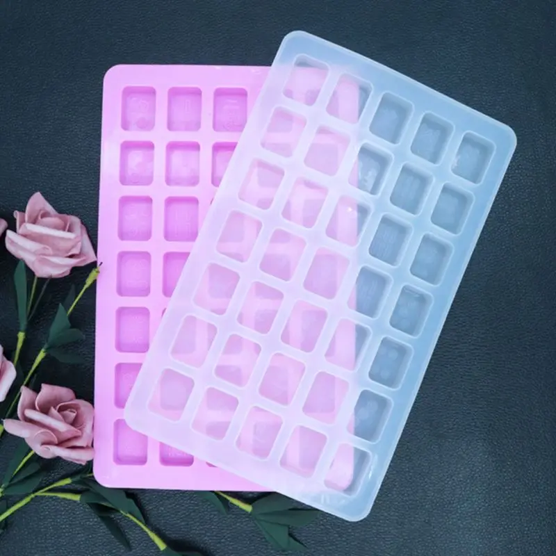 DIY Silicone Small Mahjong Mold Crystal Drop Gel High Mirror Idea Creative Mold Handmade Accessories
