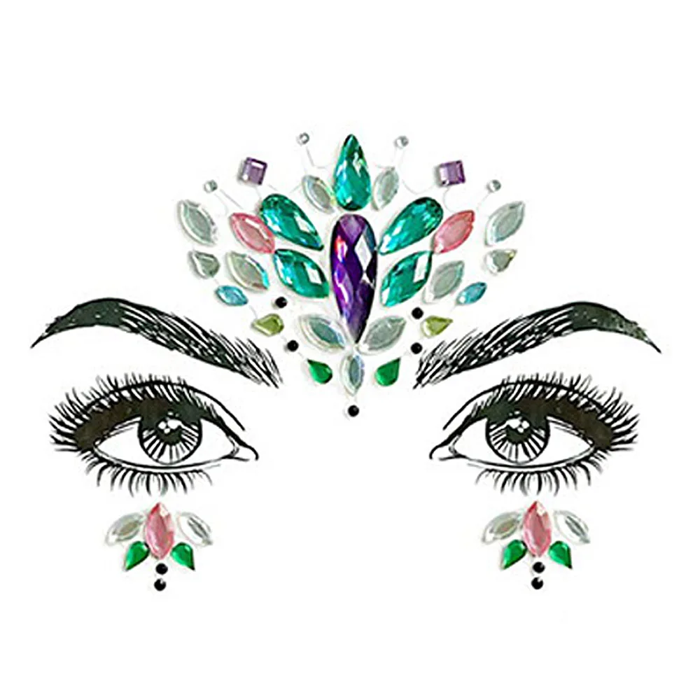 6 штук в упаковке Ночное белье &quotсделай сам&quot для лица из полимера с прозрачными