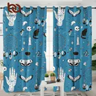 Занавески для гостиной с волшебным черепом, занавески для спальни, занавески в готическом стиле Rideaux