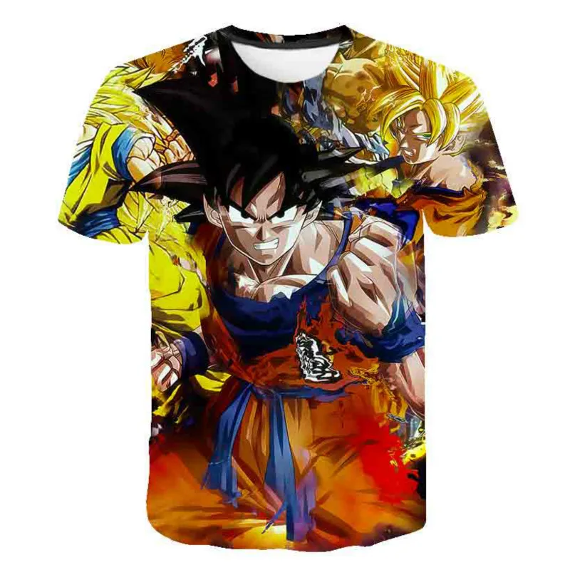 

3D T Shirt Cartoon Short Sleeve T-Shirts Summer Tops Clothes 110-6XL