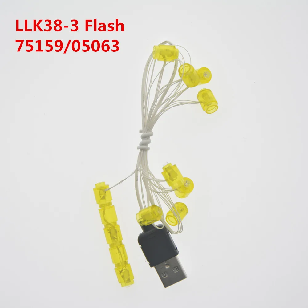 Flash Light 75159 LIGHTAILING светодиодный светильник комплект для Звездные войны, Звезда смерти суперлазер plnet Разрушитель светильник ing набор совместим с 10188/10143/75159 - Цвет: Flash Light 75159