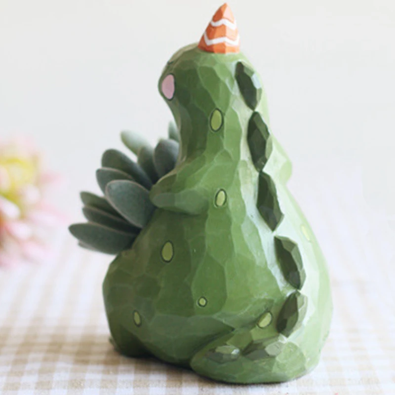 1 шт. креативные горшки для суккулентов из смолы животные Мини цветочный горшок