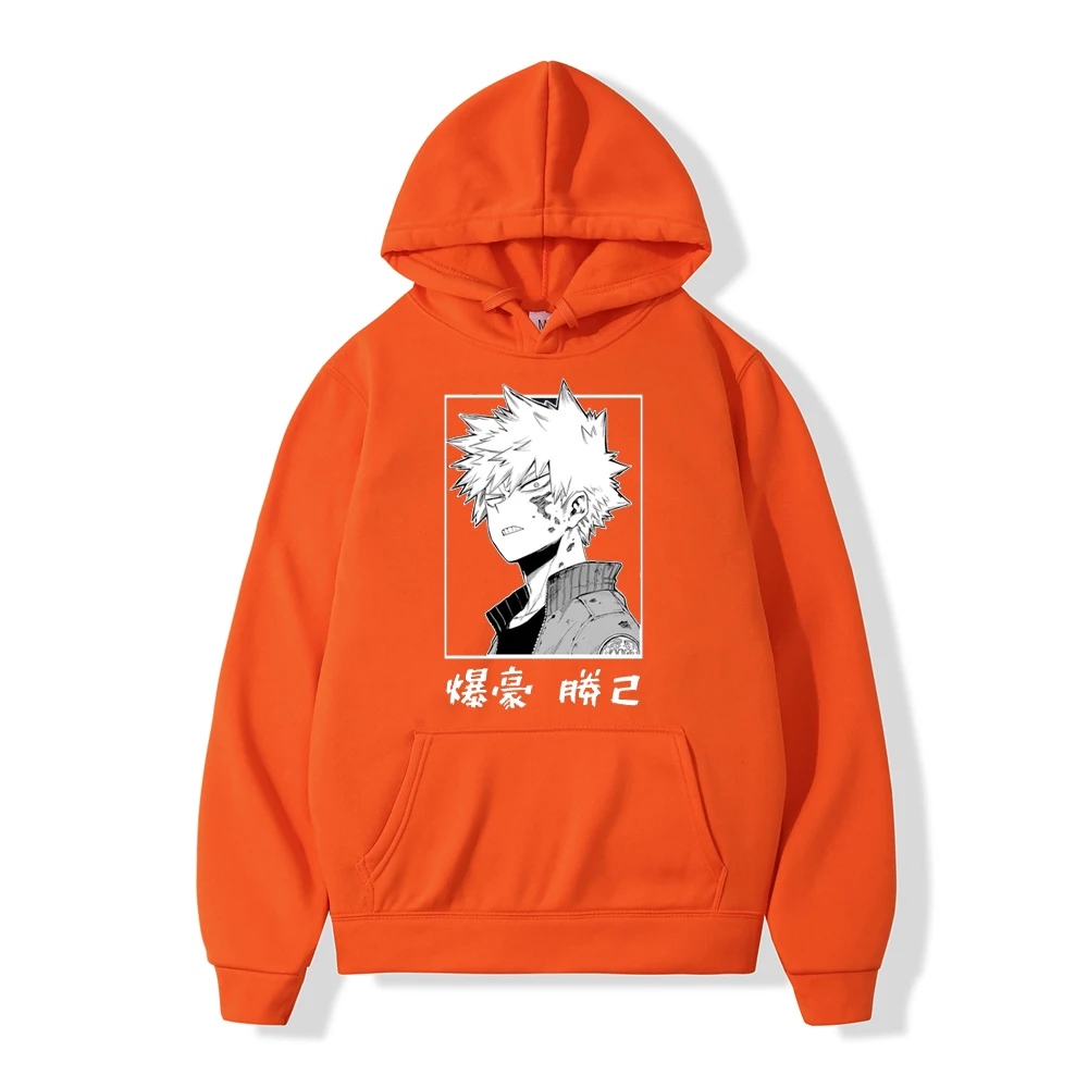 

Harajuku my hero academia Unisex Hoodies Japanese Anime Bakugou Katsuki Printed Men's Hoodie Streetwear Casual Sweatshirts