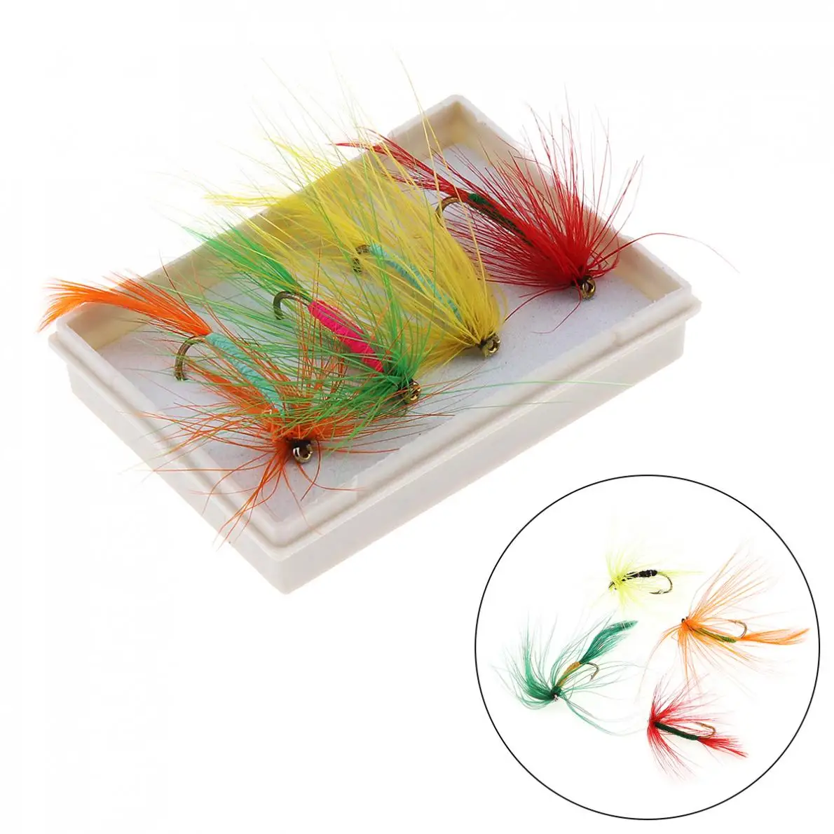 96 шт./лот приманка для форели рыболовные крючки сухой рыбалки набор рыболовных