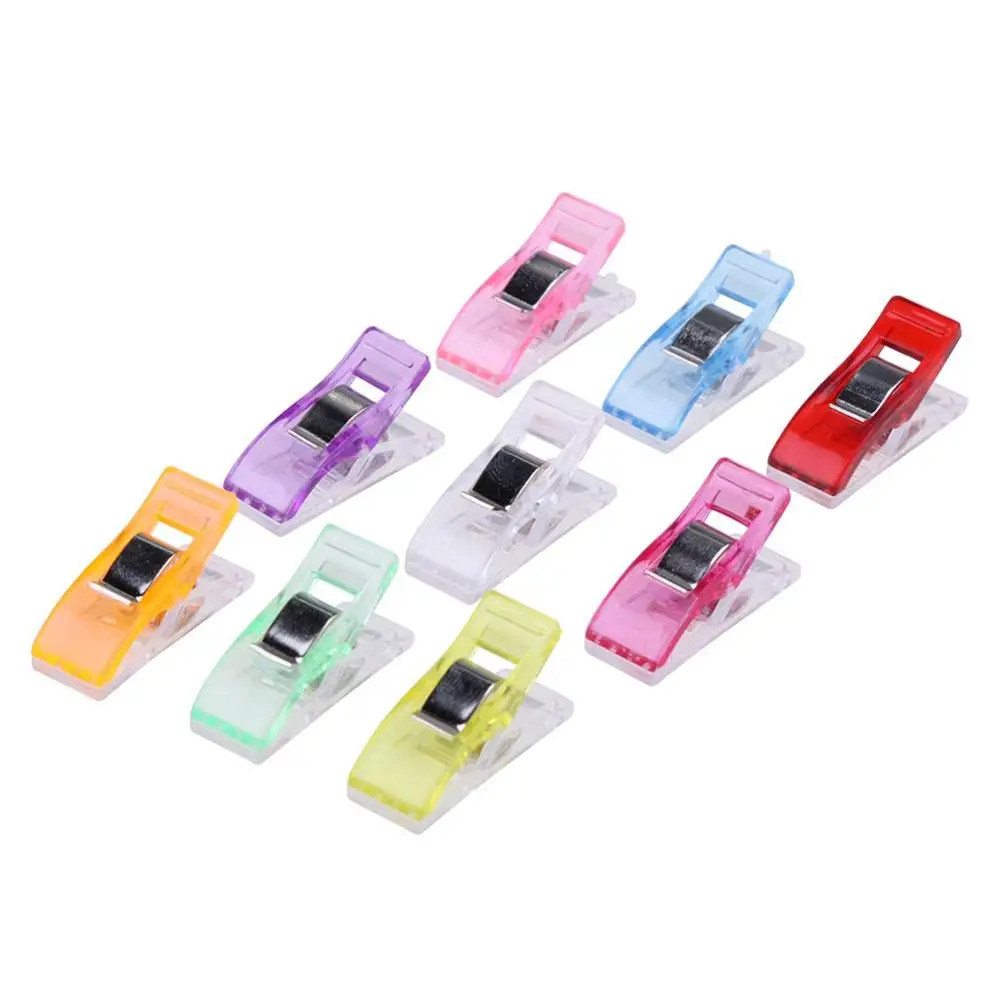 50 шт. разноцветные пластиковые зажимы держатель для шитья сделай сам лоскутное